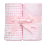 Pink Basic Burp Cloth Set