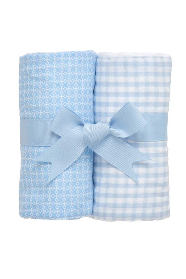 Airplane Burp Cloth Set