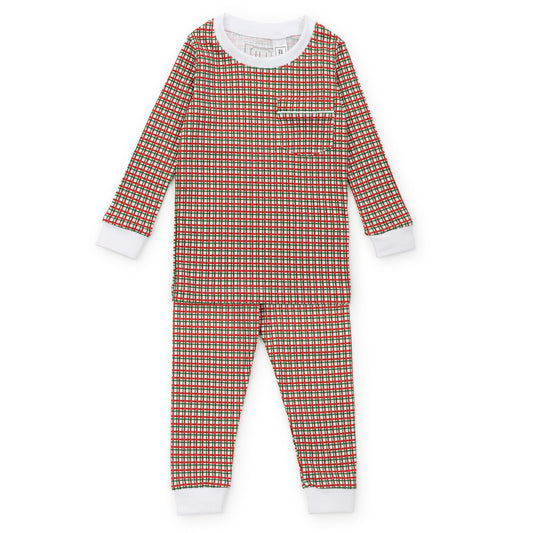 Lila and Hayes Bradford Boys' Pajama Pant Set - Holiday Plaid