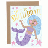 Pippi Post Time To Shellebrate Birthday Greeting Card