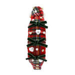 Poppyland Custom Red Plaid Knot Headband
