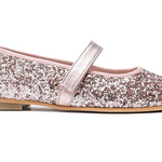 Children Chic Stella Rose Glitter Mary Janes