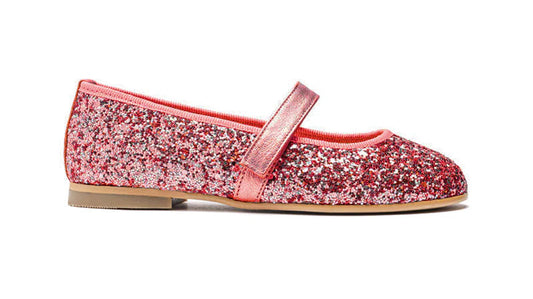 Children Chic Stella Pink Glitter Mary Janes