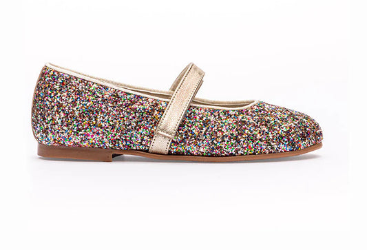 Children Chic Stella Confetti Glitter Mary Janes