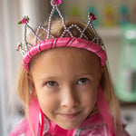 Great Pretenders Ribbon Tiara- Light Pink