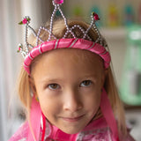 Great Pretenders Ribbon Tiara- Light Pink