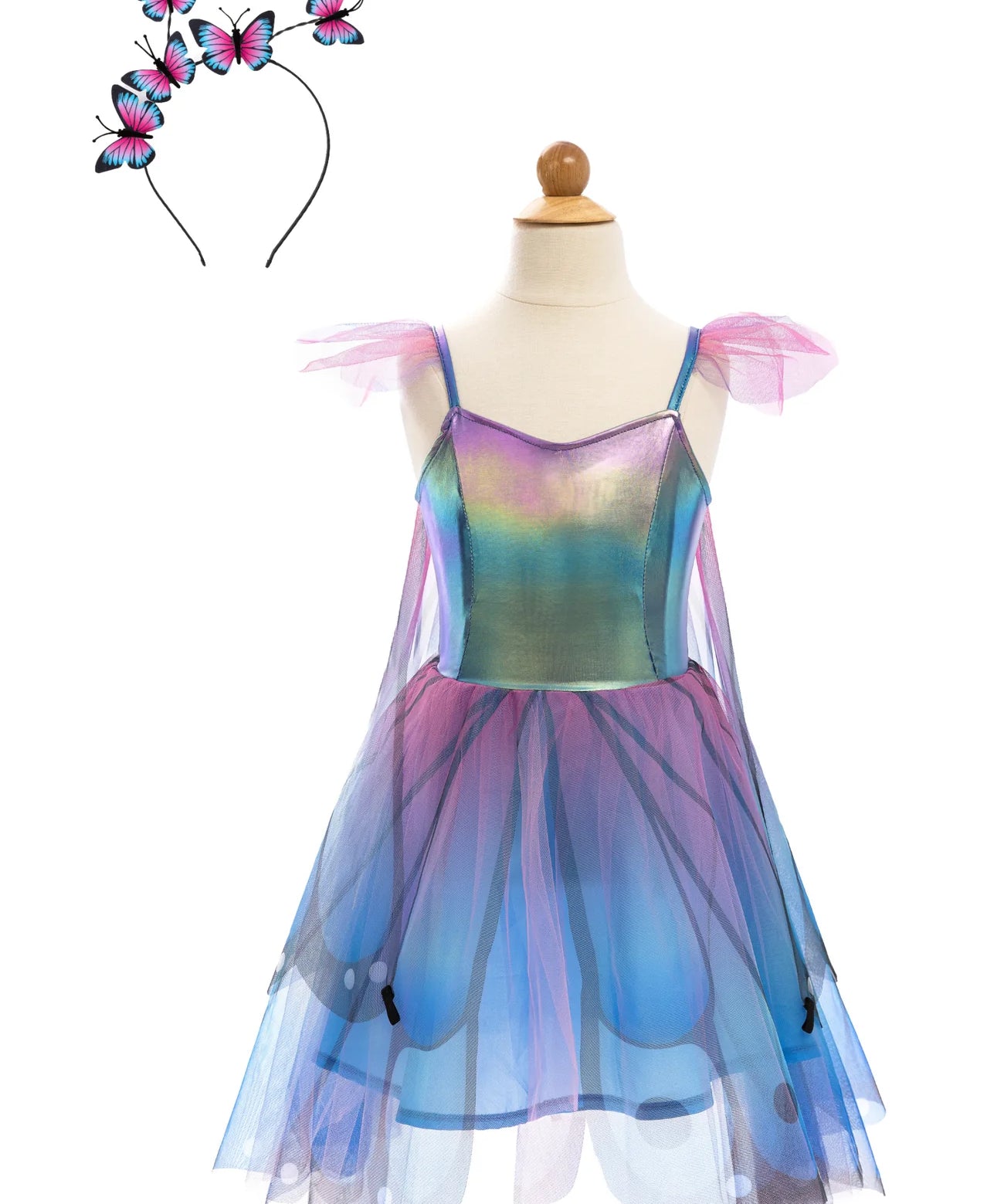 Great Pretenders Blue Butterfly Twirl Dress With Wings