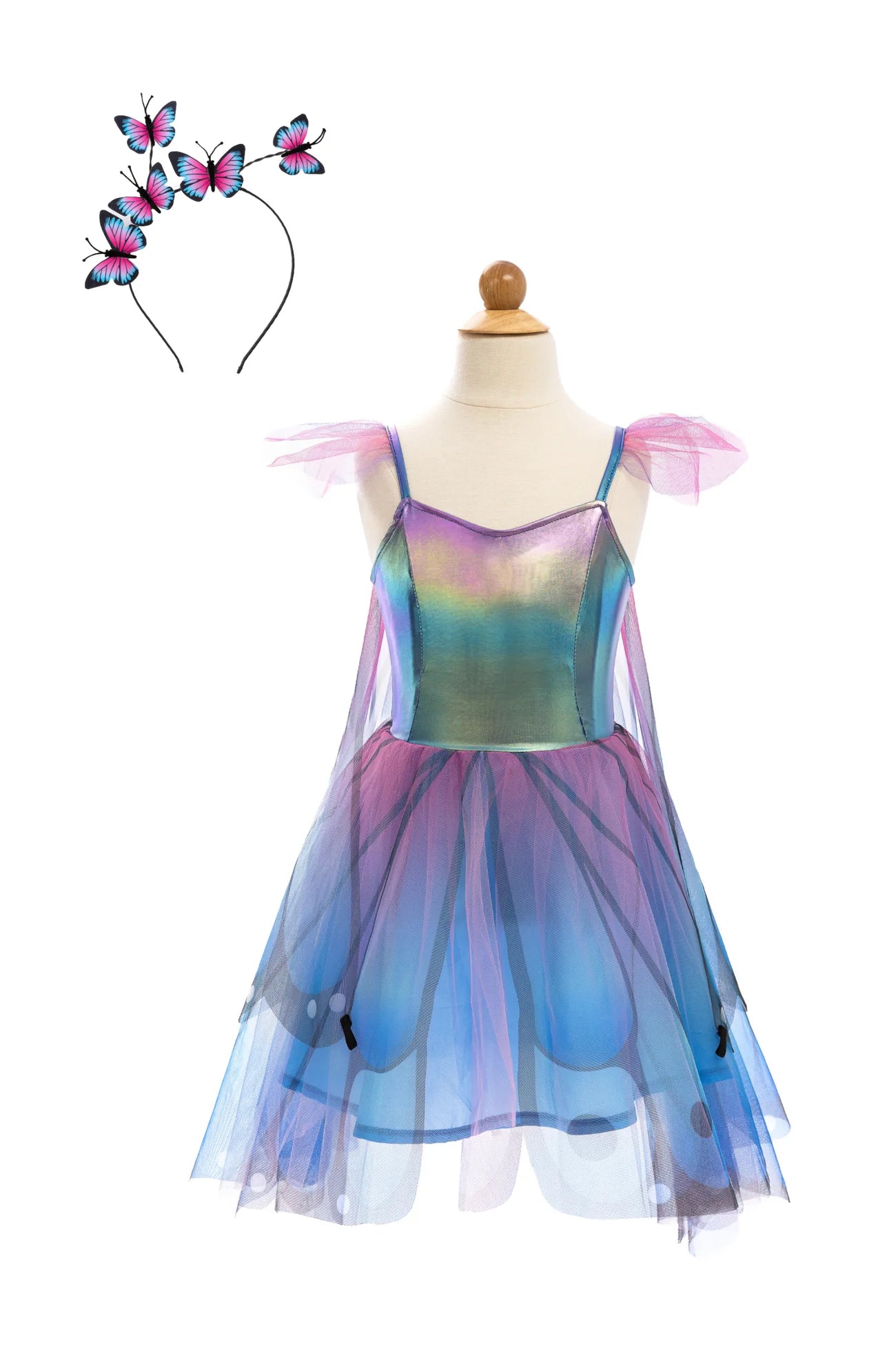 Great Pretenders Blue Butterfly Twirl Dress With Wings