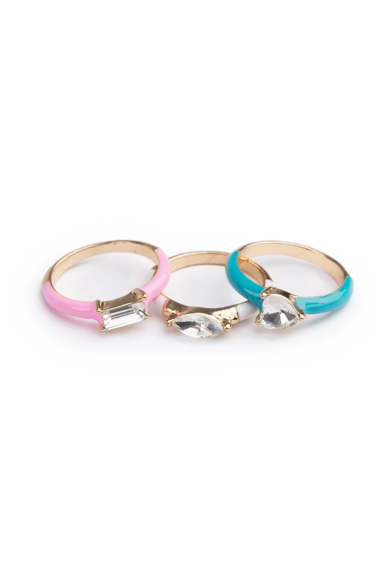 Great Pretenders Boutique Chic Crystal Cool Ring Set