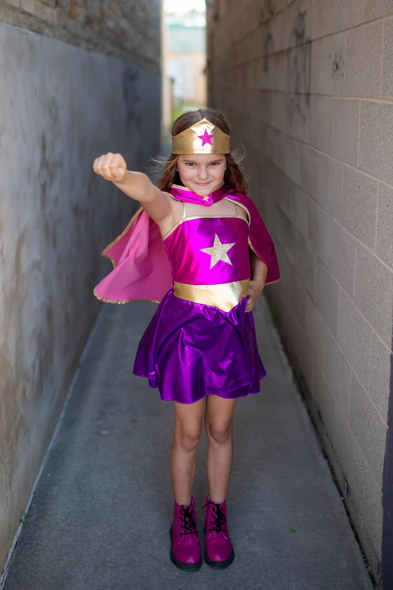 Great Pretenders Superhero Star Dress and Cape Set