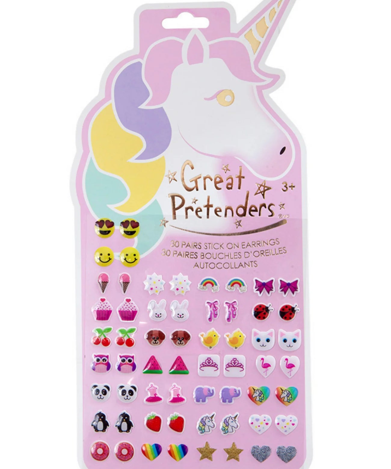 Great Pretenders  Unicorn Sticker Earrings