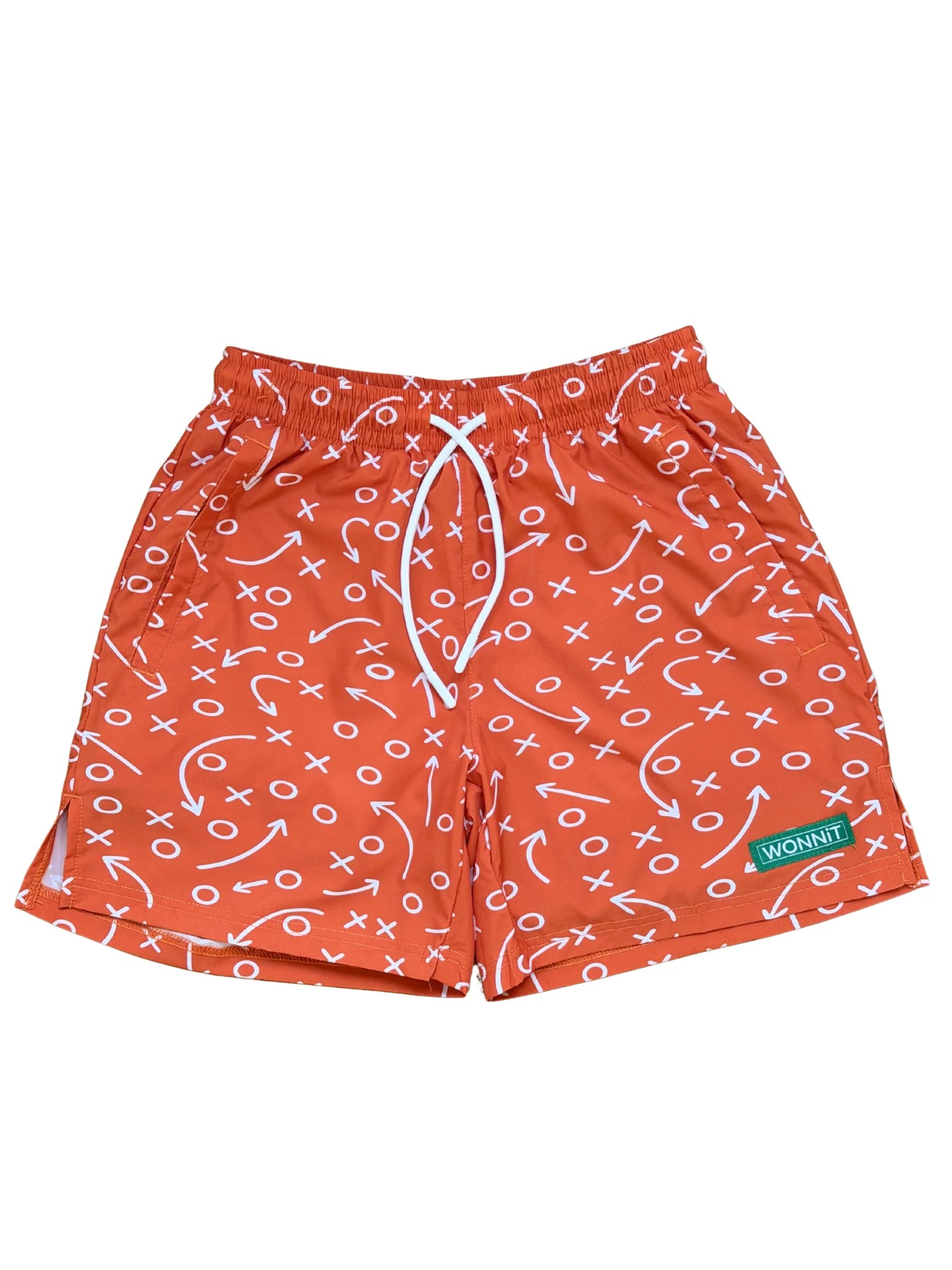 WONNiT Gettin' Route-Y Shorts- Orange 