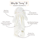 Bunnies By The Bay Bun Bun Bunny Buddy Blanket