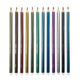 Color Sheen Metallic Colored Pencils- Set of 12