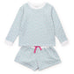 Stella Girls' Sweatshirt Short Set - Holly Holiday