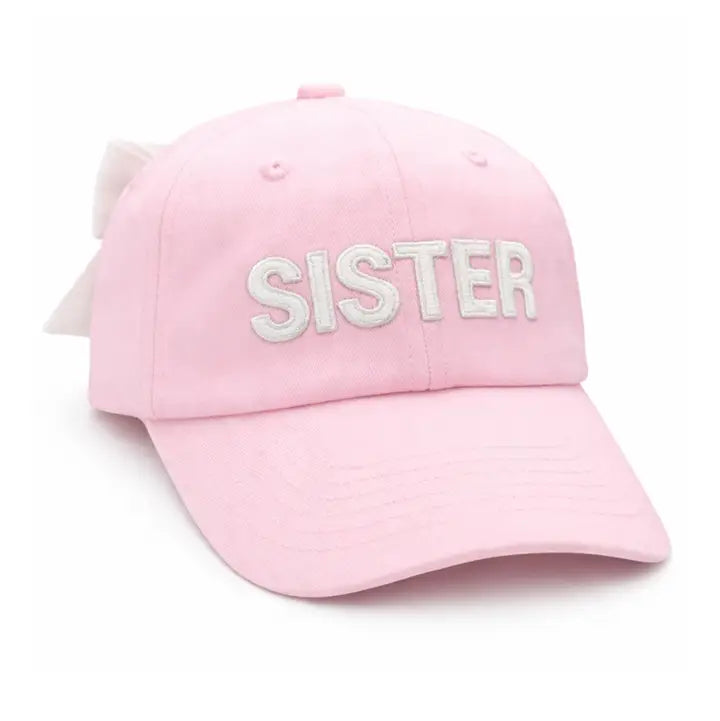 Bits and Bows Sister Bow Baseball Hat