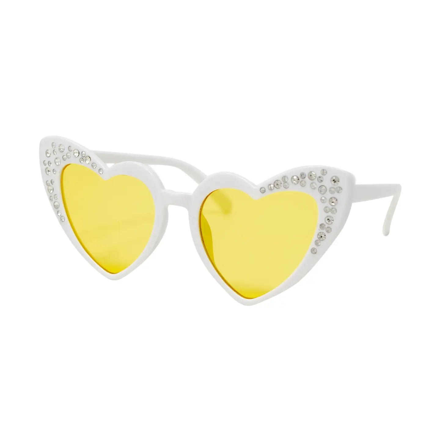 Zomi Gems Crystal Heart Sunglasses