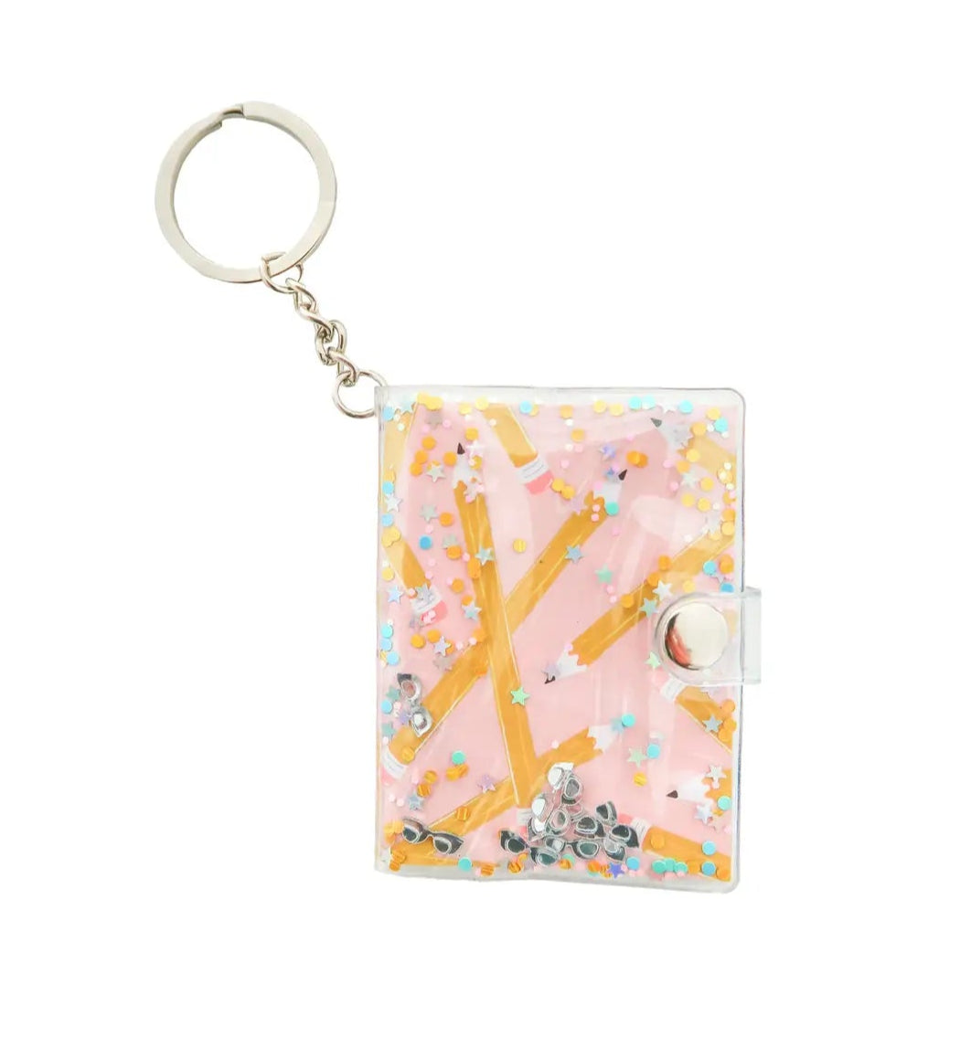 Daydream Society Smarty Pants Notebook Keychain- Pink