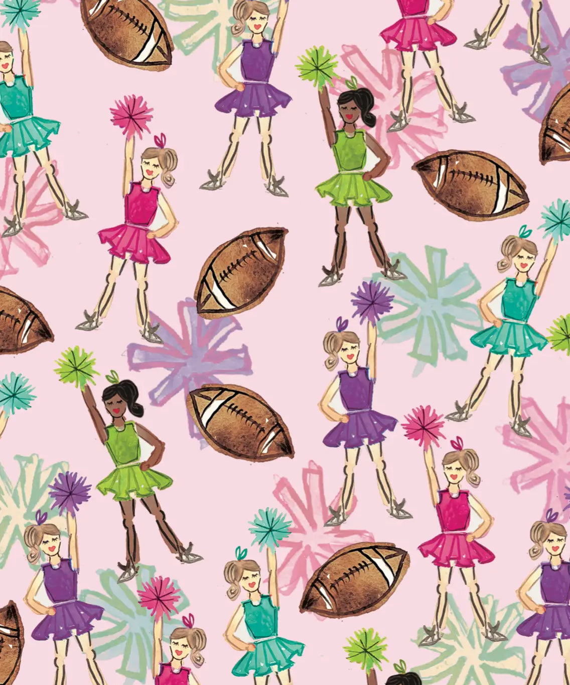 Over the Moon Cheer Minky Blanket