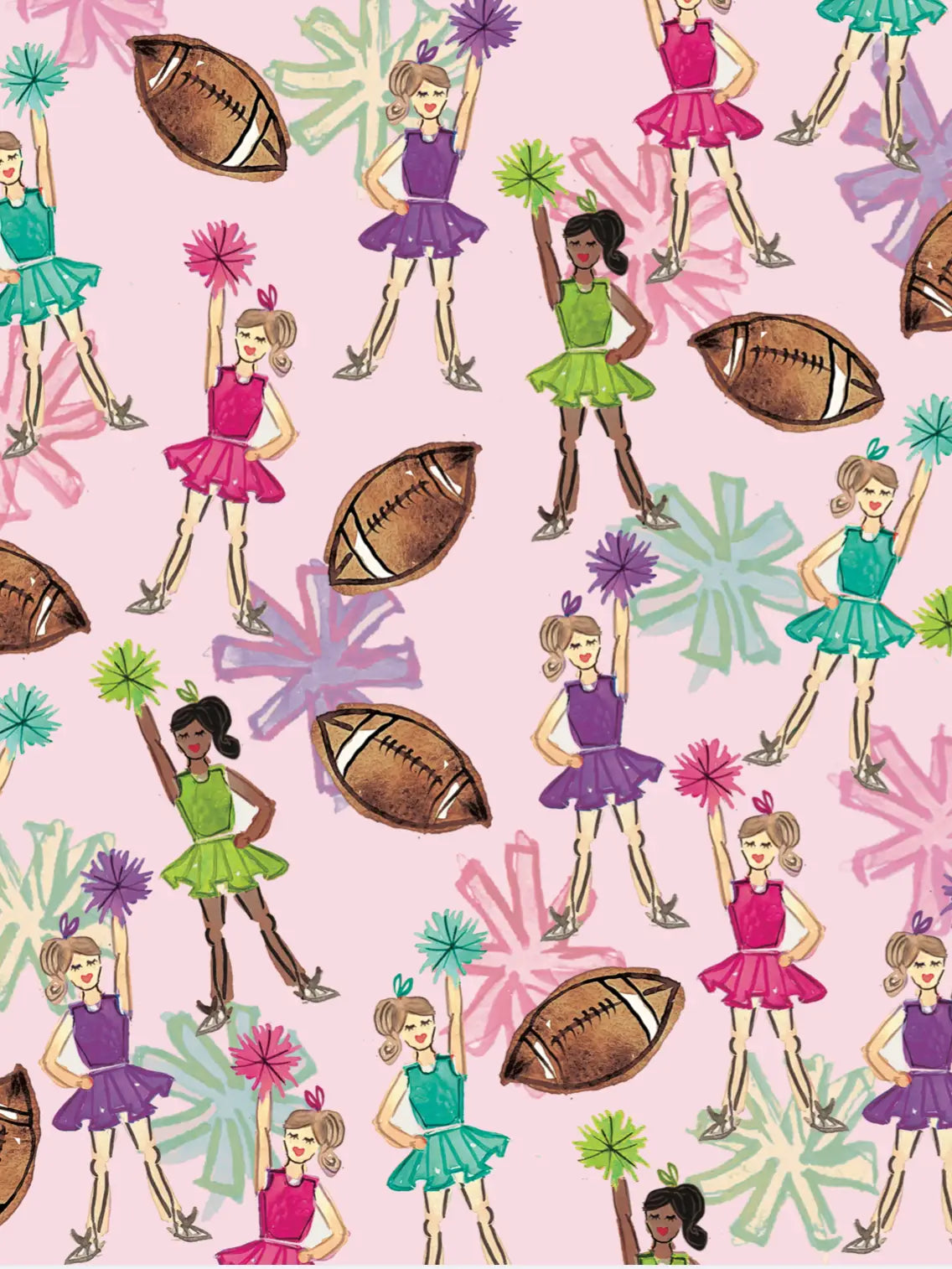 Over the Moon Cheer Minky Blanket