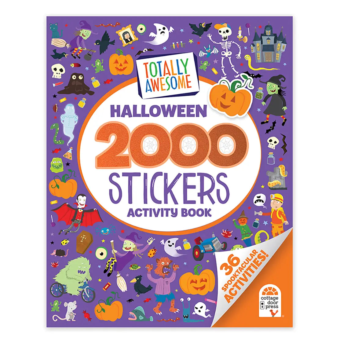 Cottage Door Press Totally Awesome Halloween 2000 Sticker Activity Book