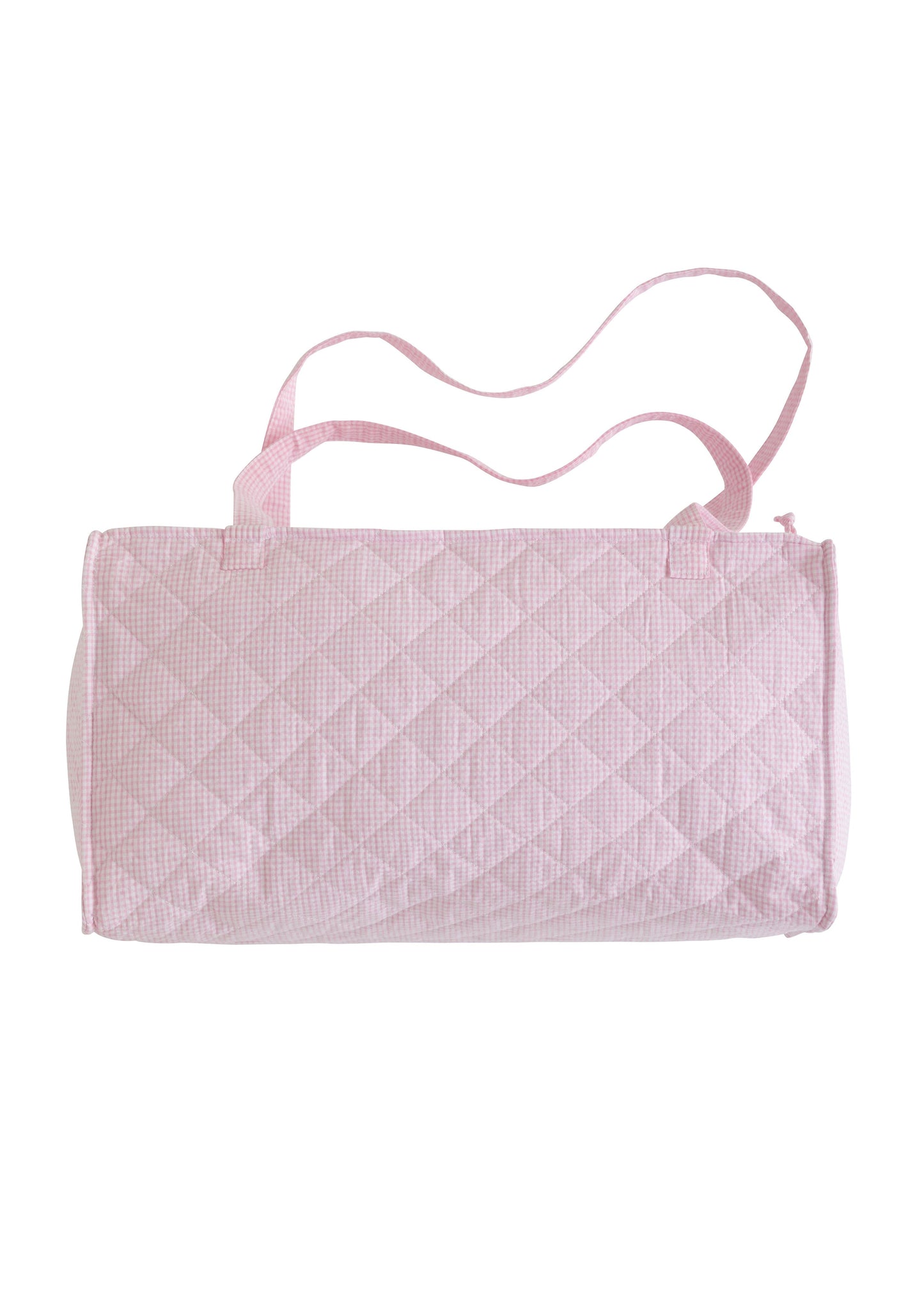 Little English Quilted Luggage - Light Pink Duffel Bag