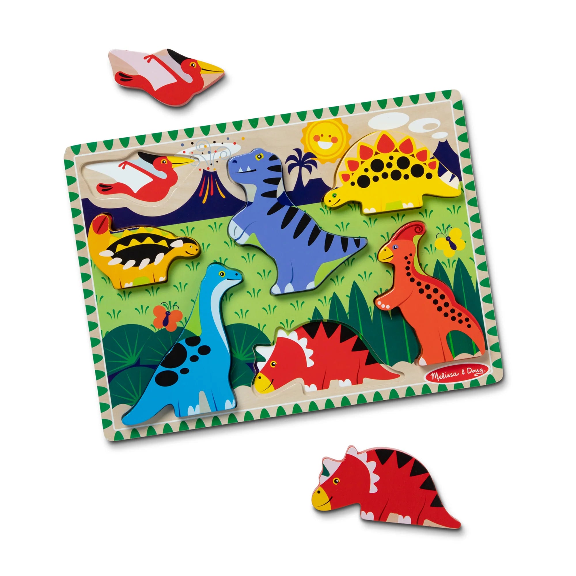 Melissa and Doug Dinosuar Chunky Puzzle