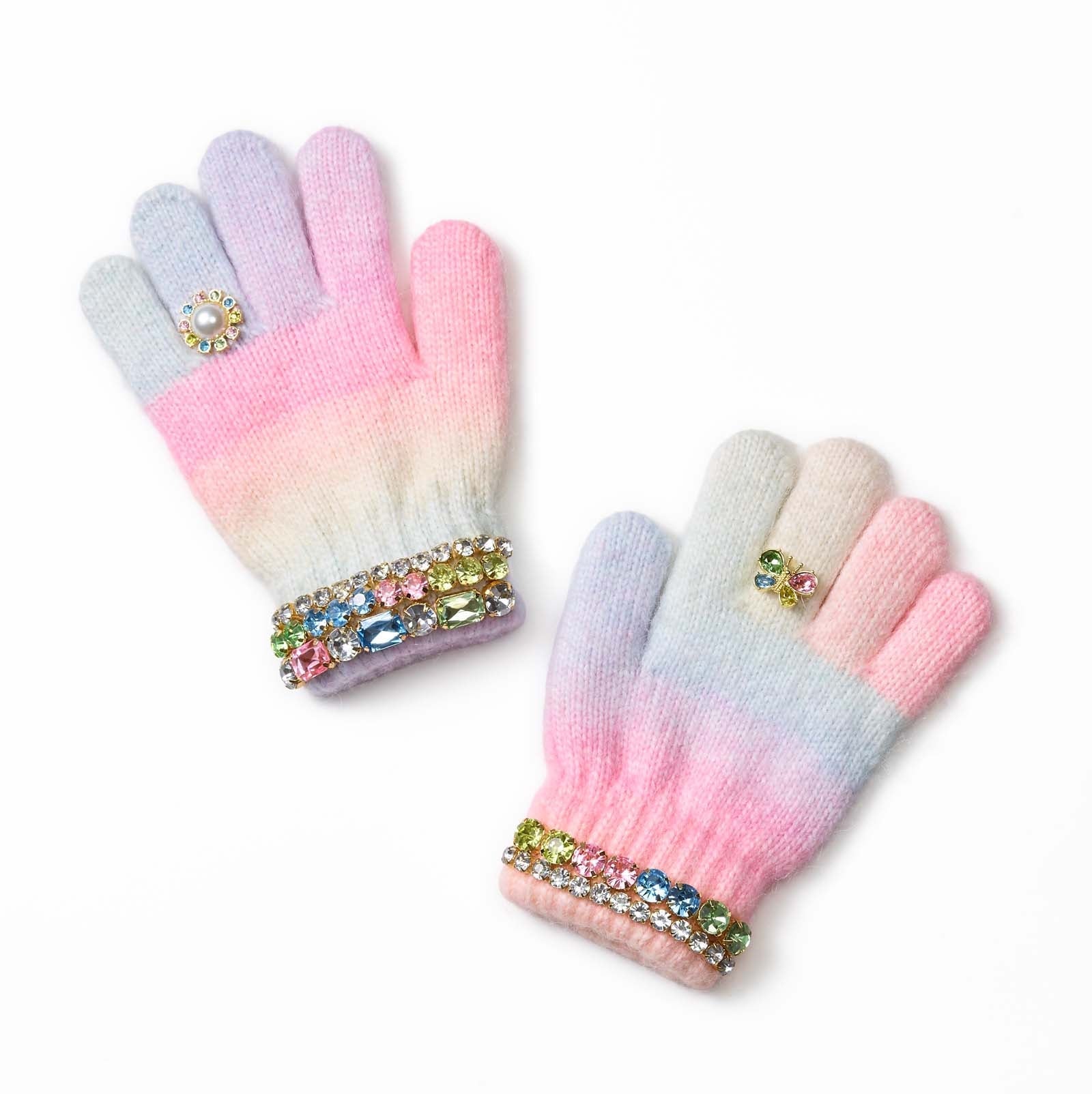 Super Smalls Pastel Rainbow Gloves