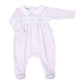 Magnolia Baby Hoppity Hop Classics Pink Smocked Girl Footie