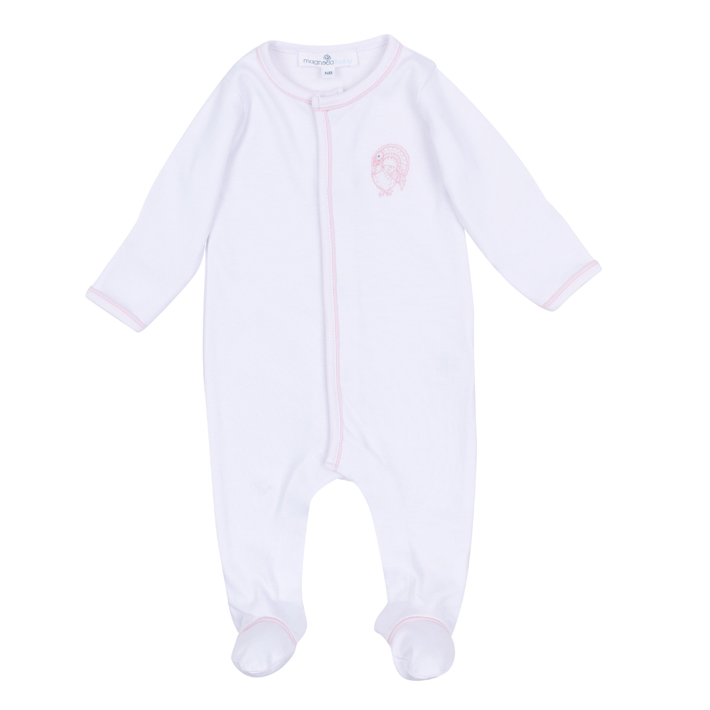 Magnolia Baby Harvest Blessings Footie- Pink
