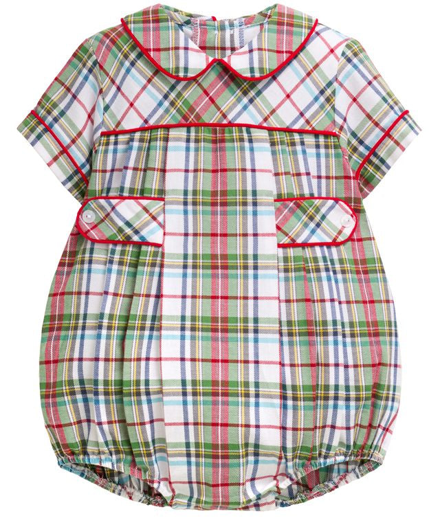 Little English Bennett Bubble- Douglas Plaid