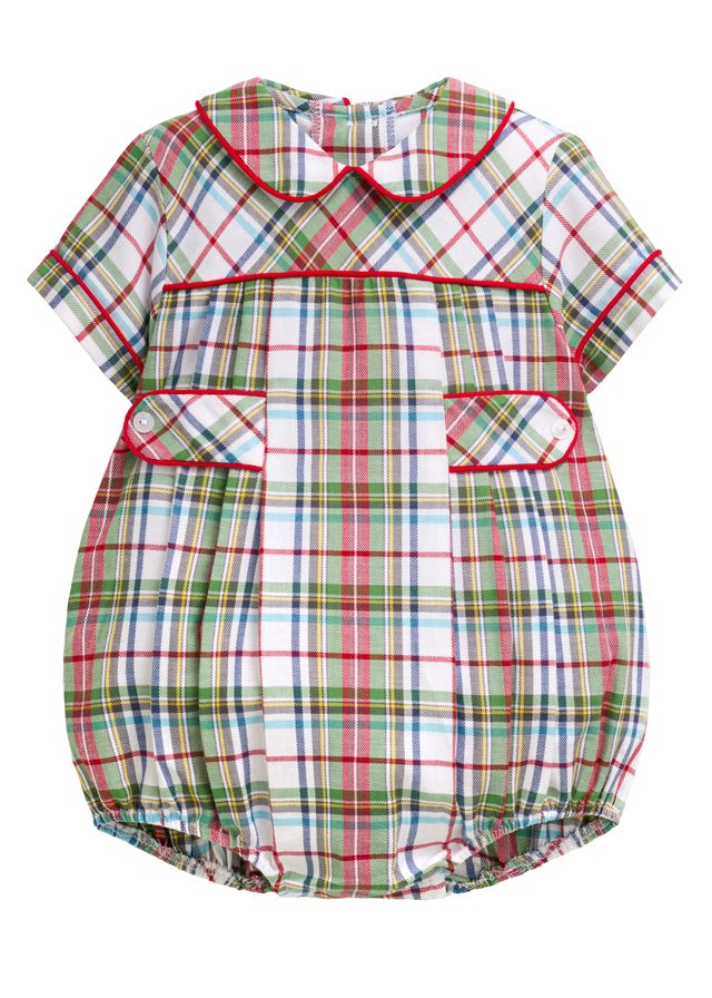 Little English Bennett Bubble- Douglas Plaid