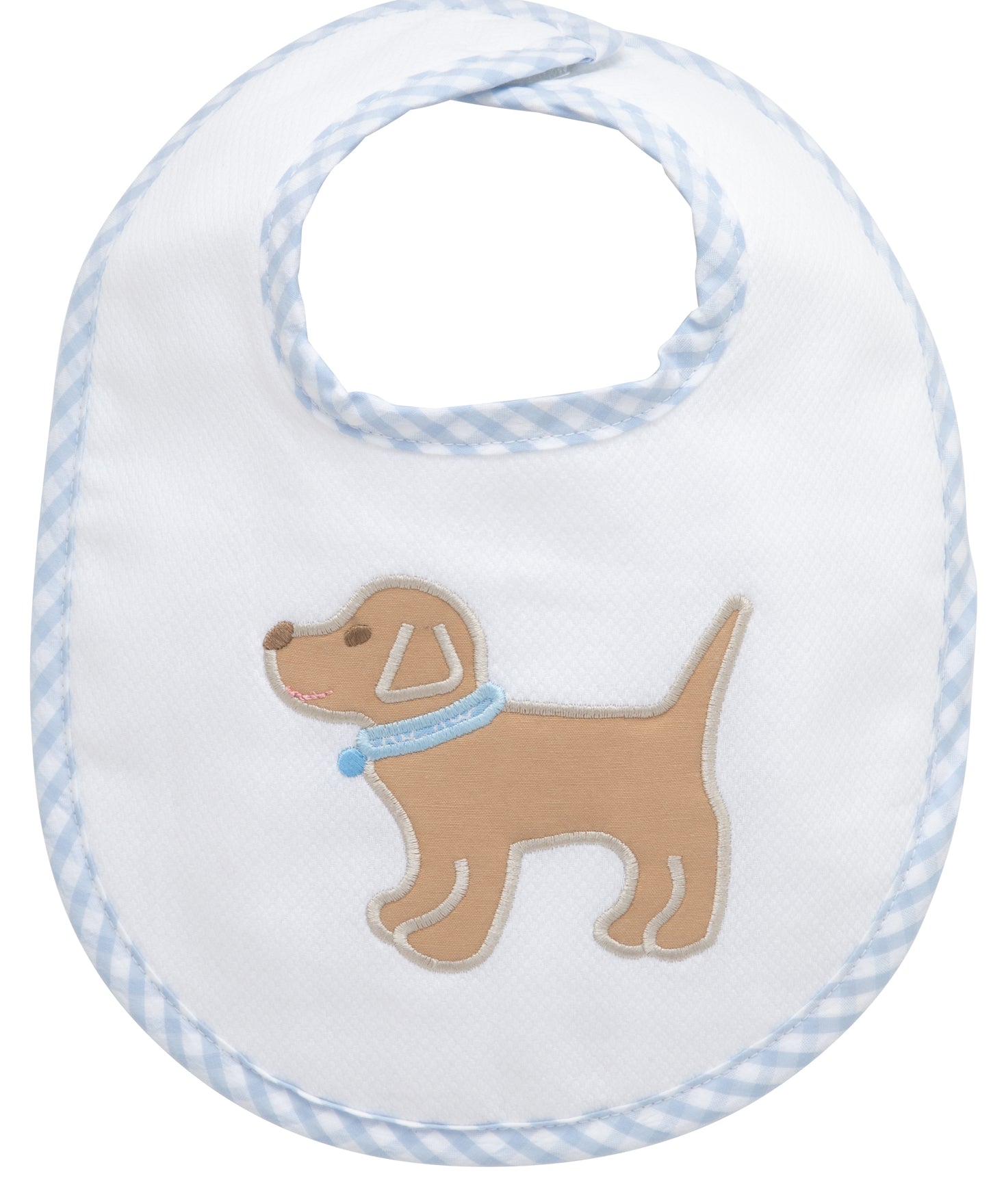 Applique Basic Bib- Blue Lab 