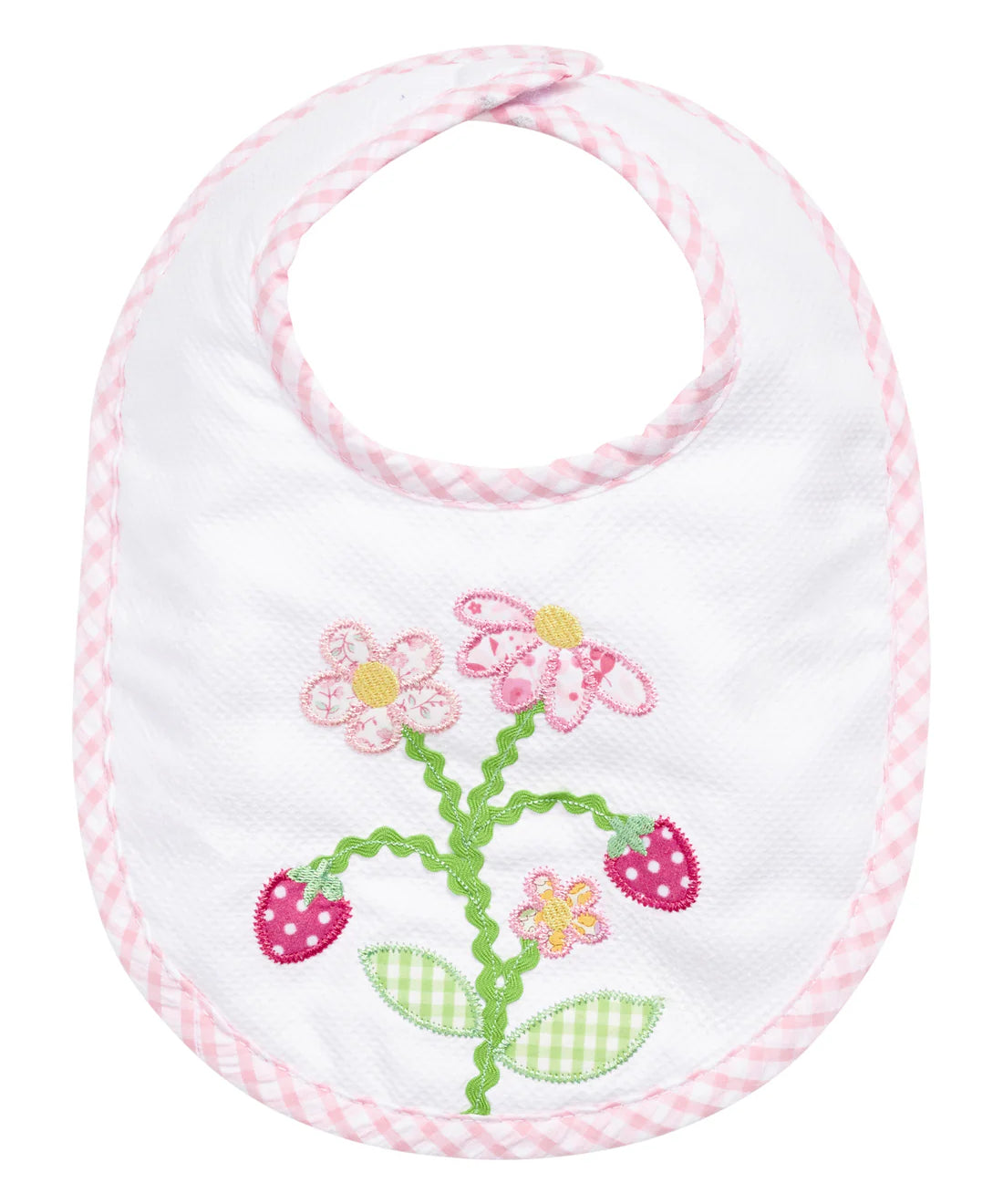 3 Marthas Strawberry Applique Basic Bib