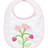 3 Marthas Strawberry Applique Basic Bib