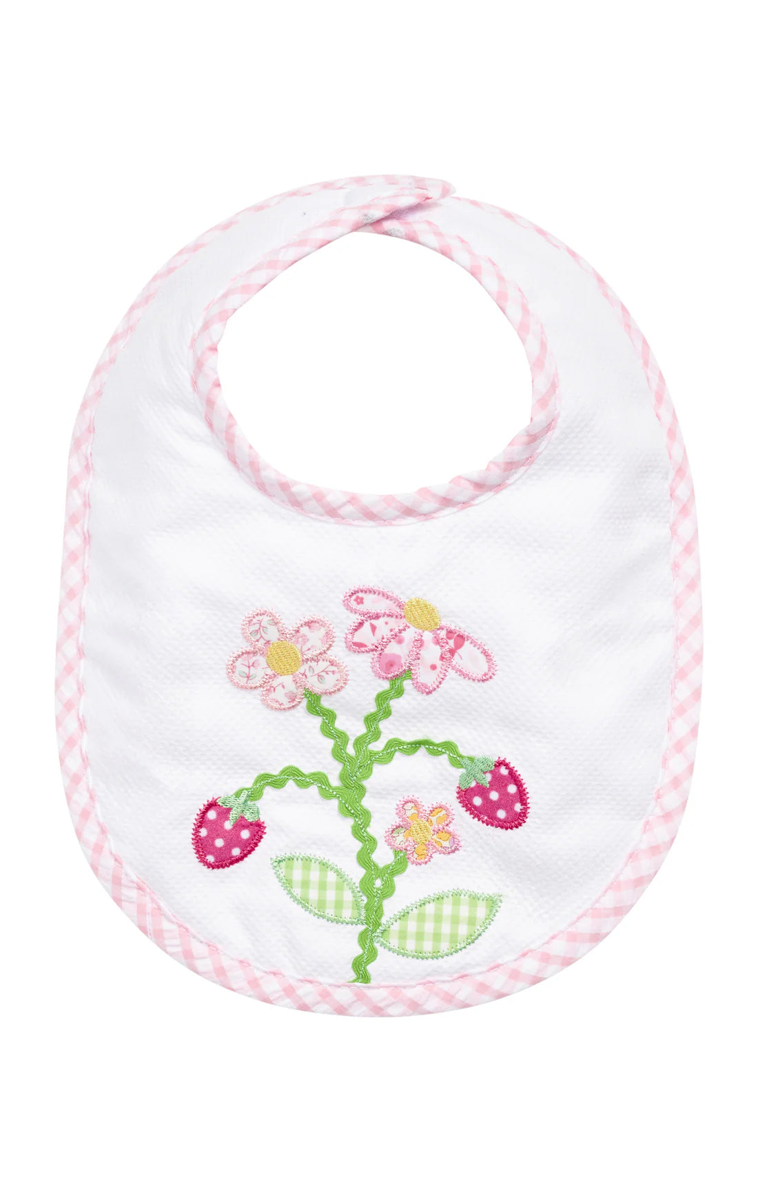 3 Marthas Strawberry Applique Basic Bib