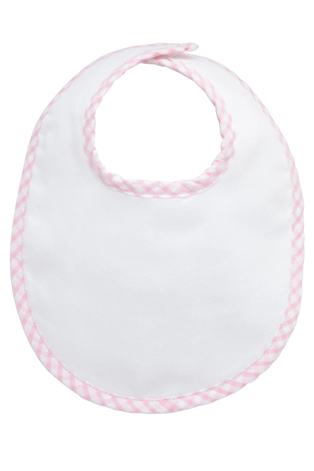 3 Marthas Pink Big Check Basic Bib
