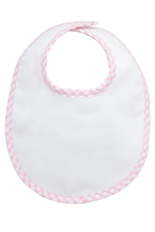 3 Marthas Pink Big Check Basic Bib