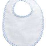3 Marthas Blue Big Check Basic Bib