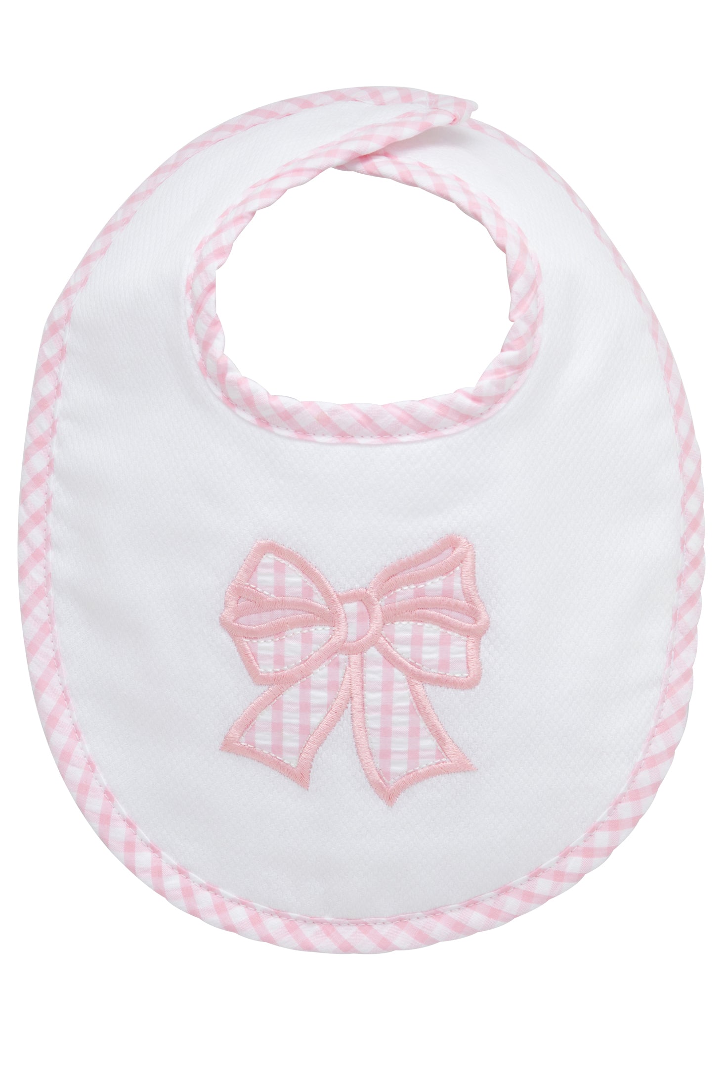 3 Marthas Pink Bow Bib