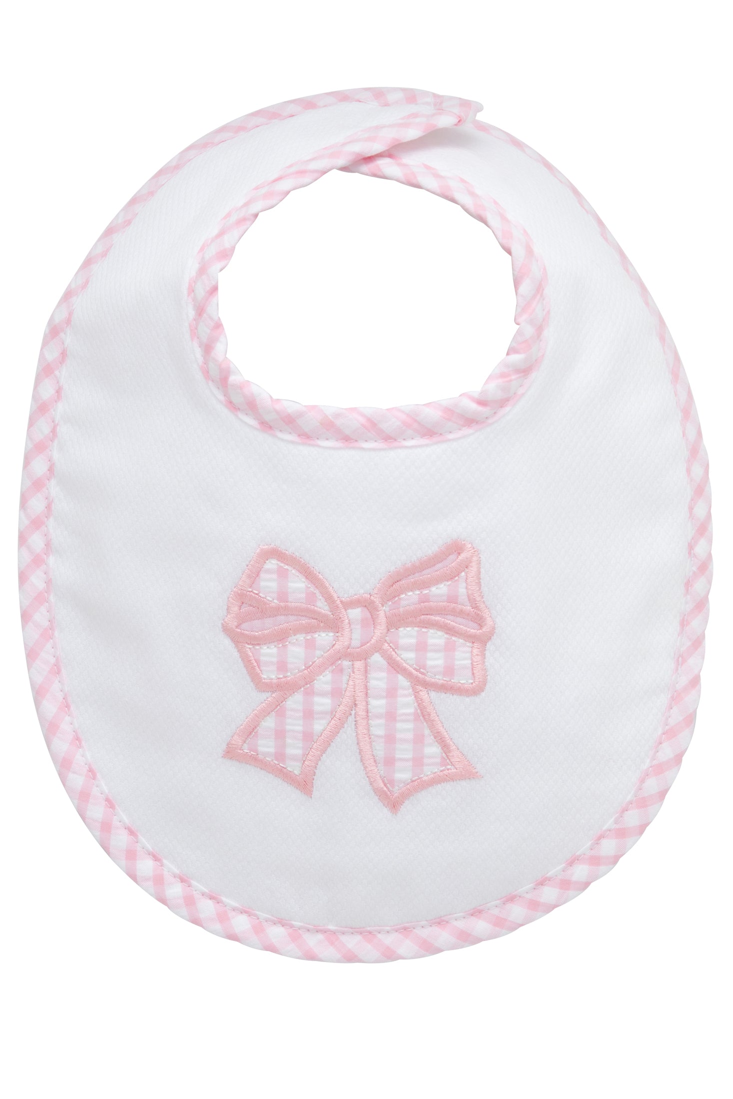 3 Marthas Pink Bow Bib