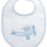 3 Marthas Applique Basic Bib- Airplane 