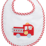 Applique Basic Bib- Fire Truck