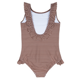 Girls Cafe Flora Ruffle Collar One Piece