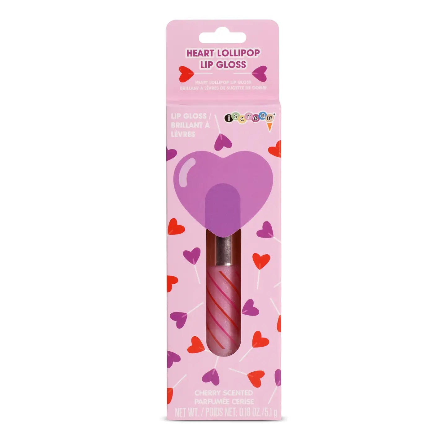 Iscream Heart Lollipop Lip Gloss