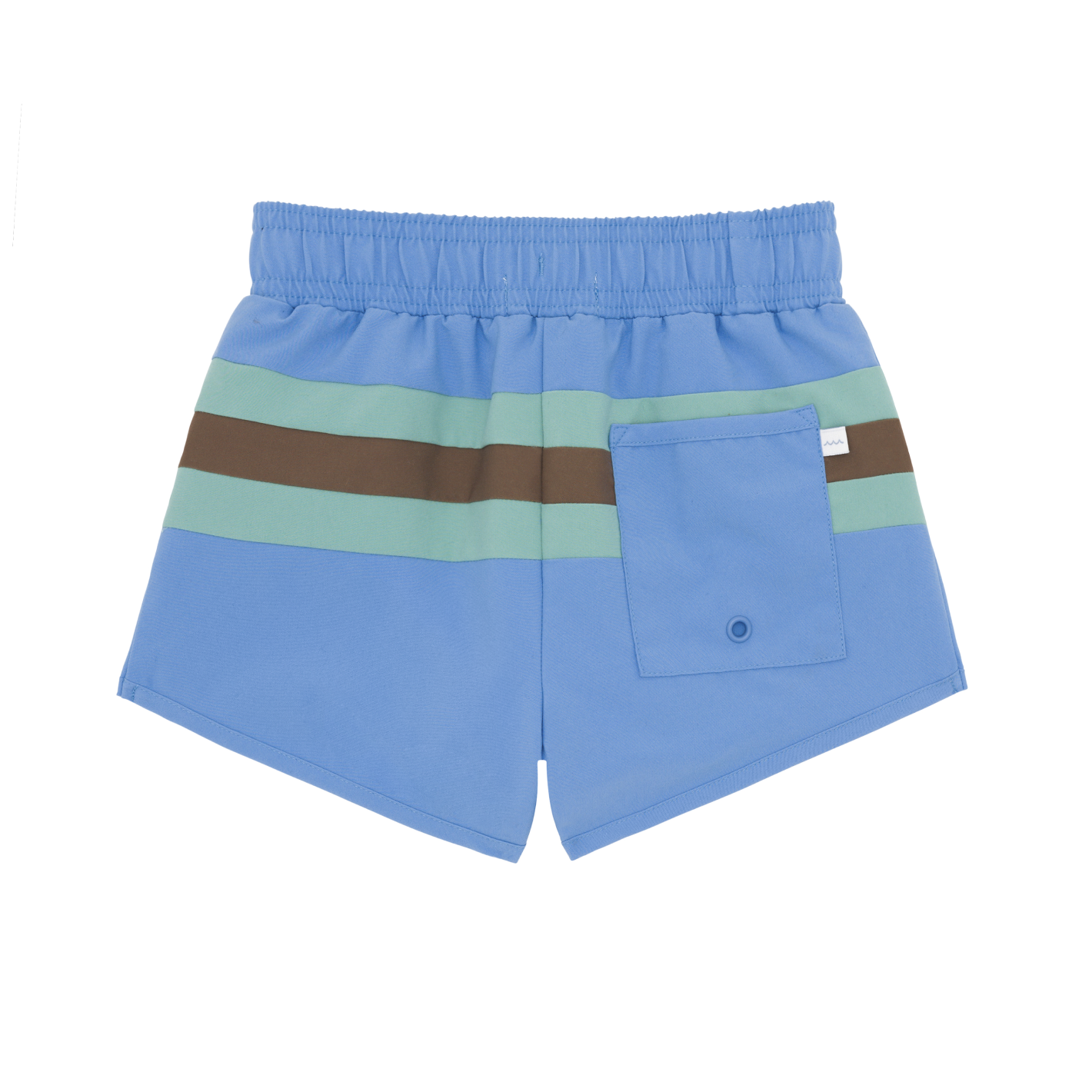 Minnow boys lagoon blue triple colorblock boardie