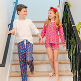 Beckett Boys' Hangout Pant - Christmas Candy Blue