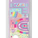 Hot Focus Multi Function Pencil Case- Rainbow
