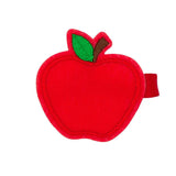 Wee Ones Back To School Felt Apple Hair Clip