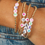 Women's Custom Name Everyday Stretch Bracelet
